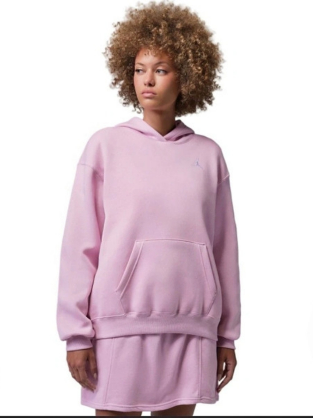 Jordan Women's Brooklyn Fleece Pullover Hoodie Pink
